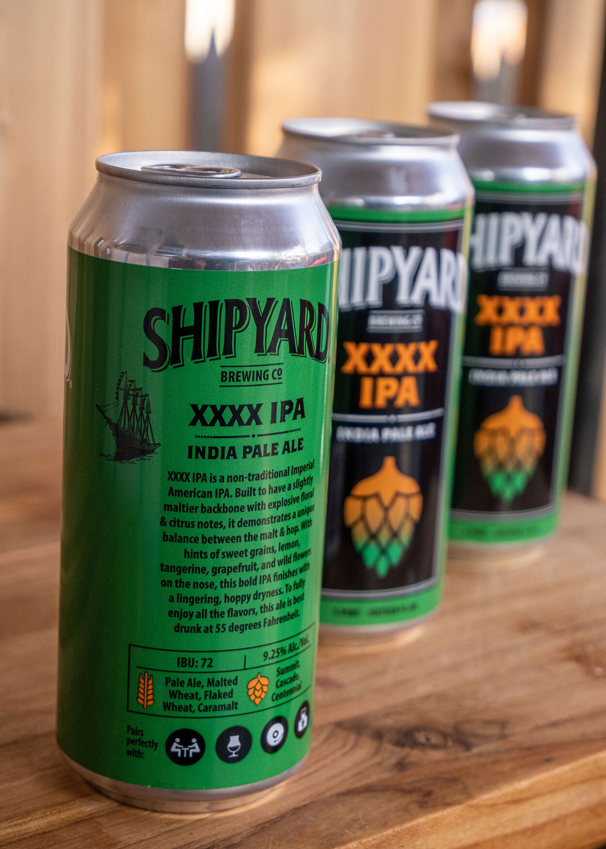 NEW SHIPYARD IPA XXXX BEER TAP HANDLE INDIA PALE ALE 