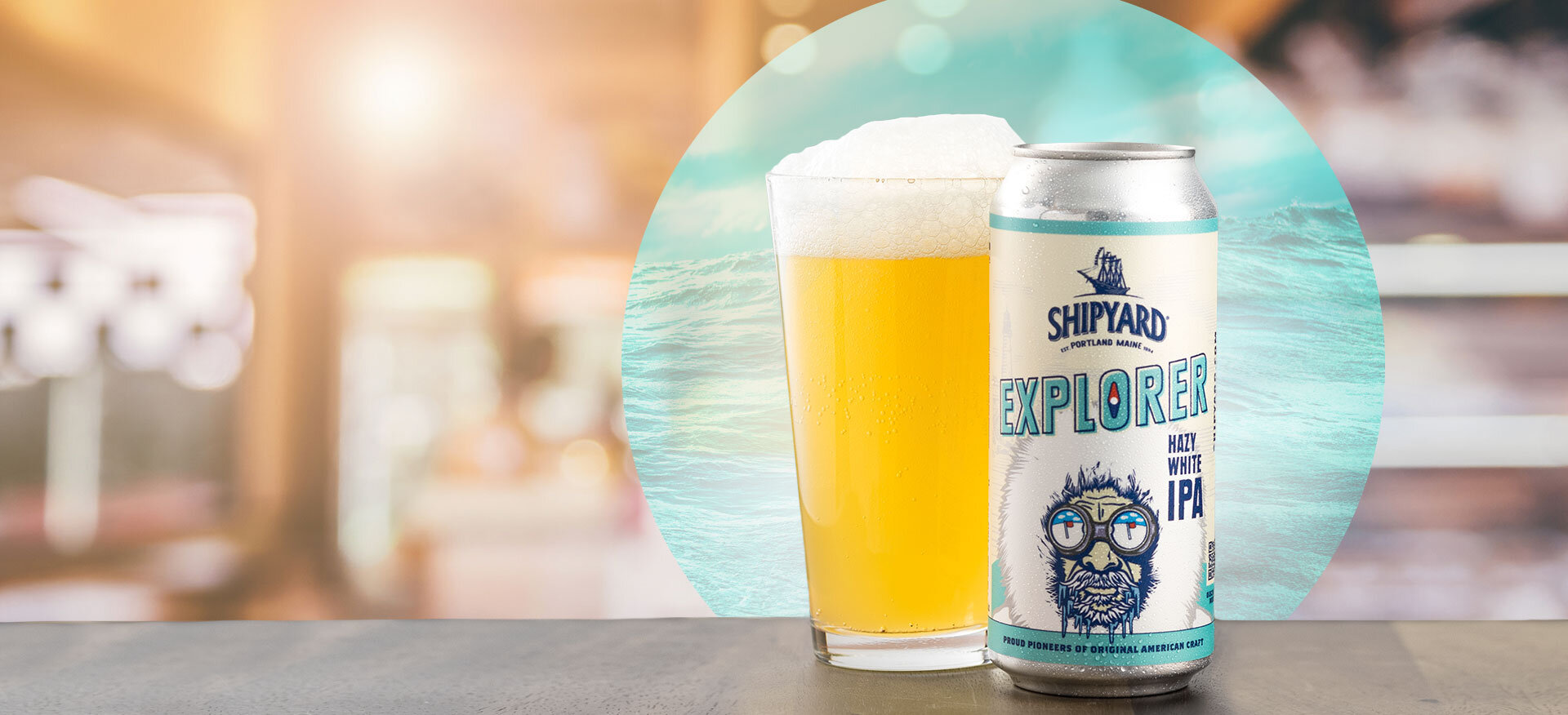 Shipyard Brewing Co Explorer Hazy White IPA